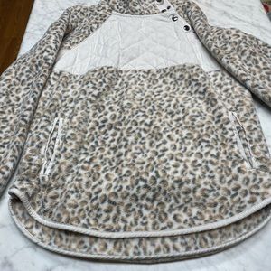 Abercrombie asymmetrical fleece